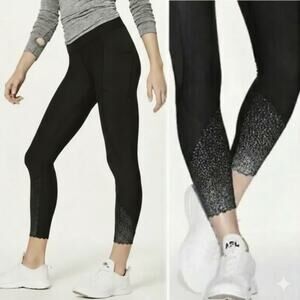 lululemon Tight Stuff Tight II Cropped Leggings Black Size 6